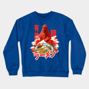 Japanese ramen street food Monster Crewneck Sweatshirt